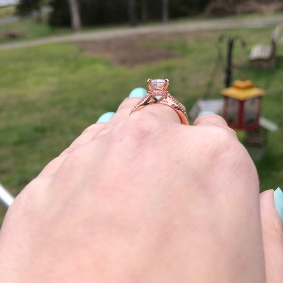 FJ Ring - Rose Gold Dipped - Picture 2 of 5